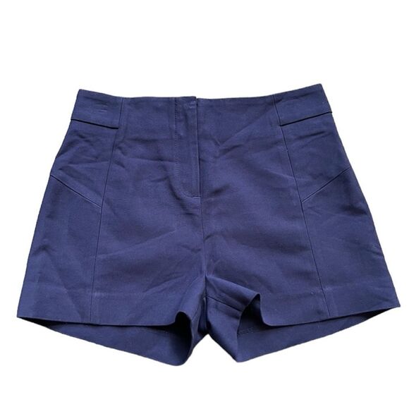 Reserved Made in Europe Navy Blue High Rise Shorts US Size 6 - Picture 1 of 9